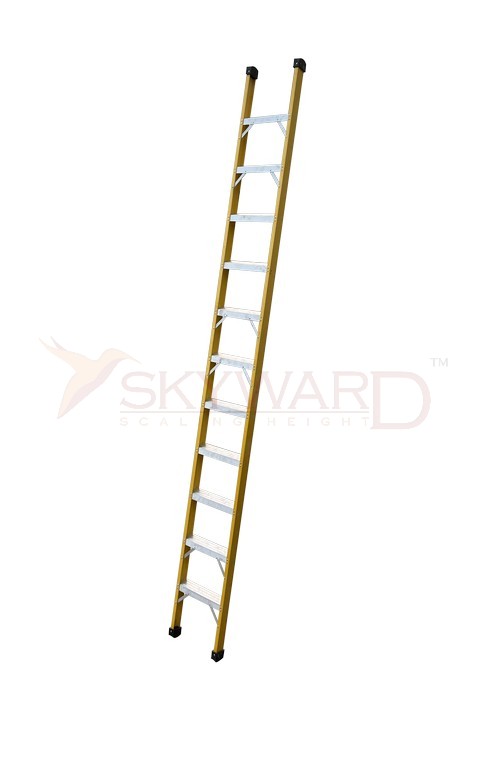 Model No. F1420 Fibreglass Shelf Ladder Type for Warehouse, Retail and Storage Access Use, Professional Insulated Ladder for Shelving, Maintenance, Organization and Daily Working Tasks